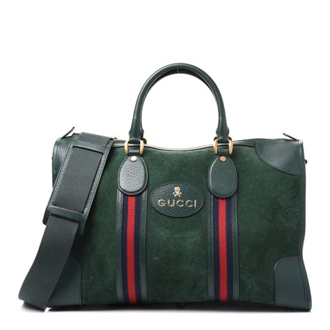 carry on bag gucci|Gucci suede duffle bag.